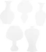 Vaguelly Lightweight Portable Boys and Girls Vase Mold Hand-Painted Cardboard Stencil Set