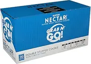 Syntrax Nutrition Nectar Grab N' Go, 100% Whey Protein Isolate Protein Powder, Real Cookie Pieces, Double Stuffed Cookie, 20 Packets (28g/Packet)