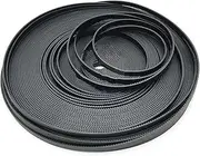 Drive Belts 2GT Open Timing Belt Black Width 5 6 9 10 15 30mm 2MGT Belt 10mm Belts 2M Open Belt Length 10 Meter 20 Meter(20 Meter,15mm)