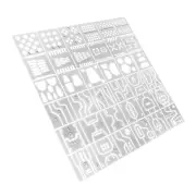 Chip-Shaped Scoring Engraving Auxiliary Ruler Tool For Gundam Military Model F
