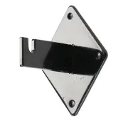15 Black Grid Wall Mount Brackets 3" on Center 2 1/2" for Grid Panels