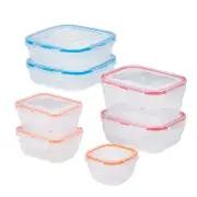 LOCK & LOCK Easy Essentials Color Mates Food Storage lids/Airtight containers...