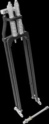 Drag Black Springer Fork Assembly Std Size Harley Softail Springer 88-06