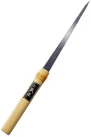 Japanese Pull Saw Woodworking Small Keyhole Saw 7-7/8" Made in JAPAN, Ryoba D...