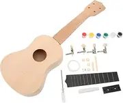 SWOOMEY Handmade Ukulele Building Kit Wooden 4-string Diy Instrument for Boys and Girls