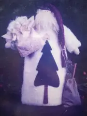 Christmas 16" Santa Claus w bags doll soft sculpture craft pattern