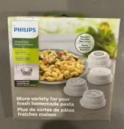 NEW Philips HR2494/00 Avance Pasta Maker 4-in-1 Accessory Shape Kit WHITE