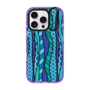 iPhone 16 Pro Impact Ring Stand Case MagSafe Compatible WAVES BY ROMERO BRITTO