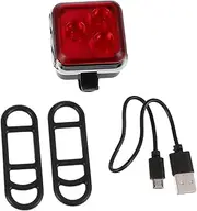 Totority 1 Set Bicycle Light Tail Waterproof Lights Rear Bike Cycling Safety Light Cycling Light Cycling Flashlight Aluminum Alloy Red