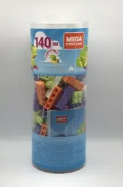 Mega Construx Wonder Builder 140 Pcs Building Tube, Building Toys for Kids - New
