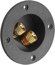 Kisangel 6pcs Box Speaker Terminal Plate for Secure Audio Connections for DIY Speaker and Subwoofer Installation Durable Design for Efficient Wiring and Easy Disconnect