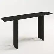 HOLGVE Console Table, Wood Entryway Table, Sofa Table, Rustic Hallway Accent Table, Behind Couch Table, Foyer Table, for Entrance, Living Room, Hallway(Black,59inch/150cm)