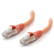 Alogic C6A-10-Orange-SH 10m Orange 10GbE Shielded CAT6A LSZH Network Cable C6A-10-ORANGE-SH