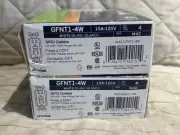 2 packs Leviton GFNT1-4W 15A 125V GFCI Outlets (4 Pack) White 8 GFCI SHIPS FREE
