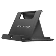 Phone/Tablet Stand, Foldable Desktop Holder Fit with iPhone Large Size black