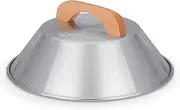Craft Wok Dome Lid for 14-Inch Woks Traditional Dome Shaped with Wooden Handle Cover for 14 inch Woks Asian Cookware Aluminum / 732W3