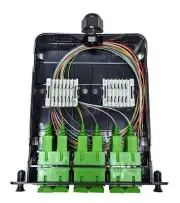 Universal LGX Pigtailed Splice Cassette 12 fiber, SC/APC Duplex (Green) SM BIF