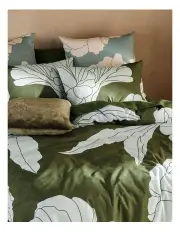 [Linen House] Lita Quilt Cover Set in Green