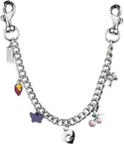 [LSBDJDL] ﻿Silver Cute Bag Charms Wallet Chain Keychains Gold Chain For Purse Purse Accessories For Handbags For women