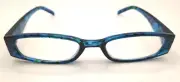 Foster Grant BRYNNA Womens Blue Reading Glasses +2.00 w/ Case NEW