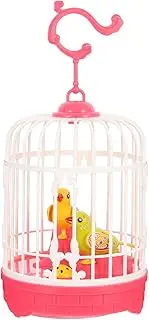 ERINGOGO Boys and Girls Light Sensor Bird Toy Interactive Singing Simulation Bird Cage Electric Voice Activated Plaything for Parent Fun and