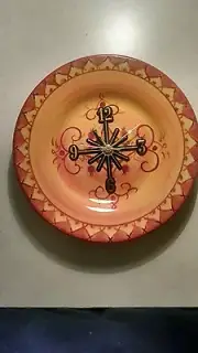 Gold Kitchen Clock Plate !!