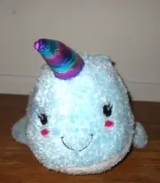 Soy ink Narwhal Stuffed Animal