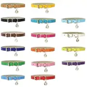 Personalized Cat Collar With Bell Cat kitten collar Puppies Neck Band Adjustable