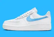 Women's Nike Air Force 1 '07 NN White UNC University Blue DV3808-103 sz 8.5