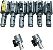8PCS 09G TF-60SN 6-Speed Transmission Solenoid Kit Set Compatible For VW Compatible For Audi Jetta Golf Passat Beetle Mini 2003-ON TF60SN TF60-SN
