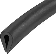 uxcell Edge Trim U Seal Black Rubber Plastic U Channel Edge Protector Fits 3/64" - 5/64" Edge 10 Feet Length