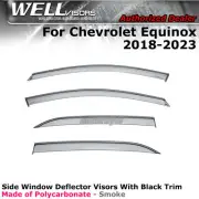 WELLvisors for Chevy Equinox 2018-2024 Side Window Window Visors Wind Deflectors