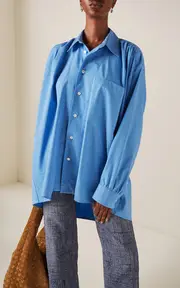 [Bottega Veneta] Oversized Cotton-Blend Shirt