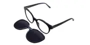 Oval Clip-On TR90 Women’s Glasses Online Blue Size 50 - Lenses Included - Private Health Rebate - Blue Light Block - SmartBuy Collection