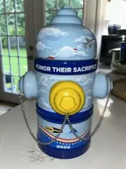 12" RARE Core and Main Promotional 2025 Folds of Honor Fire Hydrant Cookie Jar