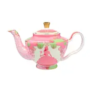 Maxwell & Williams Wicked Pink With Green Teapot With Infuser 500ML - Glinda