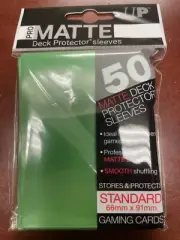 600 Ultra Pro Standard Sized GREEN PRO MATTE Deck Protectors MTG Blowout Price