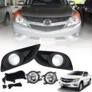 Fog Lamp Spot Light Set Kit Cover For Mazda BT-50 BT50 Pro Pickup 2012-2018