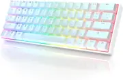GK61 Mechanical Gaming Keyboard - 61 Keys Multi Color RGB Illuminated LED Backli