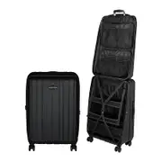 CASYRO Switzerland Stand-Up Luggage 78cm 120L Hardcase Luggage/Suitcase Black