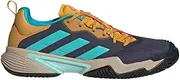 [adidas] Men`s Barricade Tennis Shoes Shadow Navy and Flash Aqua