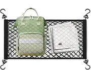 Cart Net Cover - Cargo Net for Utility Folding Trolley,Heavy Duty Foldable Organizer Accessories for Trolley Luggage Garden Outdoor Camping