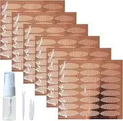 Homiliky Eyelid Tape Eyelid Tape for Hooded Eyes Glue-free Double Eyelid Sticker Water Activated Eyelid Lifter Strips Invisible Lace Eyelid Lifter Strips Big Eye Tools with Fork Rods Spray and Tweezers