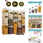 Airtight Food Storage Containers Set with Lids 15pcs Pantry Organization Cani...