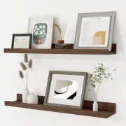 Picture Ledge Shelf for Wall Floating Shelves Set of 2 24 Inch Long Floating ...