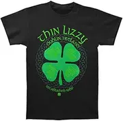 [Thin Lizzy] Men's Four Leaf Clover T-Shirt Black
