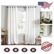 Soft 100% Velvet Curtain Panels, 90'' Length, Set of 2 for Luxurious Interiors