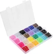 24-Color Rainbow Gems for Bedazzling 3mm Flatback Nail Rhinestones Kit for DIY Projects and Nail Decor