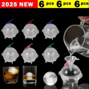 5cm Dia Round Ice Ball Cube Maker Tray Ice Molds For Party Bar Kitchen Cocktails