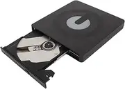 External CD/DVD Drive for Laptop, DVD Player for Laptop with Type-C and USB3.0 Ports for Installing File Burning Systems, Compatible with, Linux and